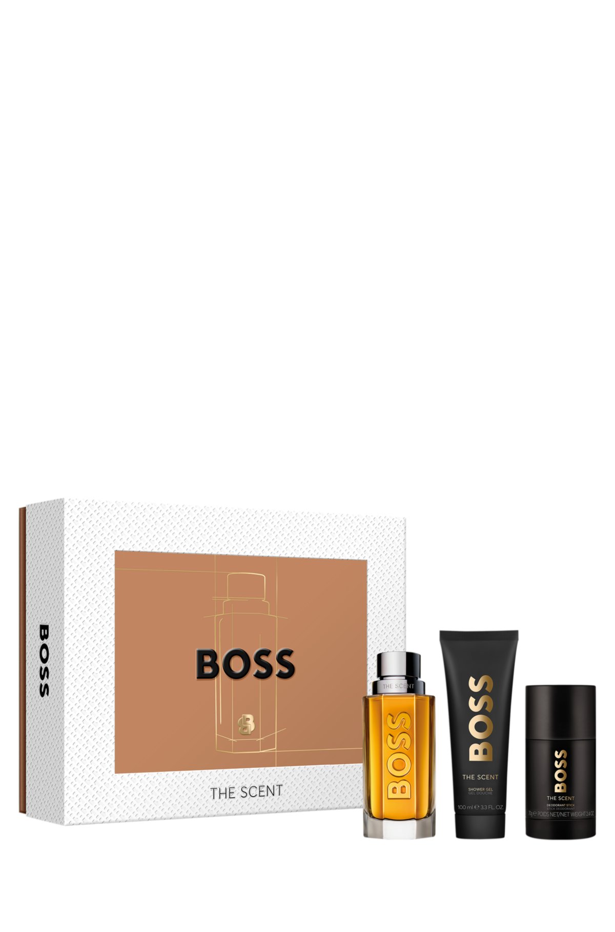 BOSS The Scent Eau de Toilette para Hombre 100 ml – juego regalo de 3.4 fl oz