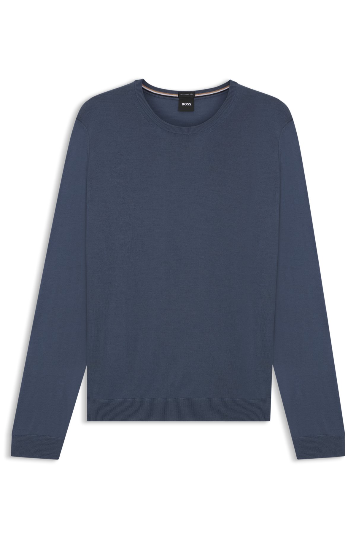 Sudadera de lana merina con corte ajustado