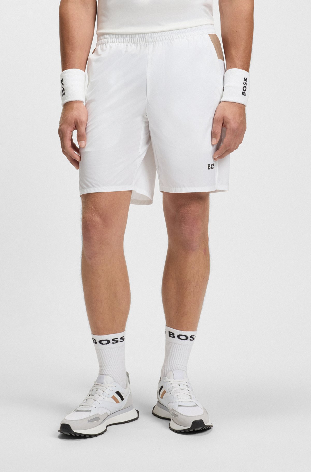 Pantalones cortos de tenis activos con gestión de humedad