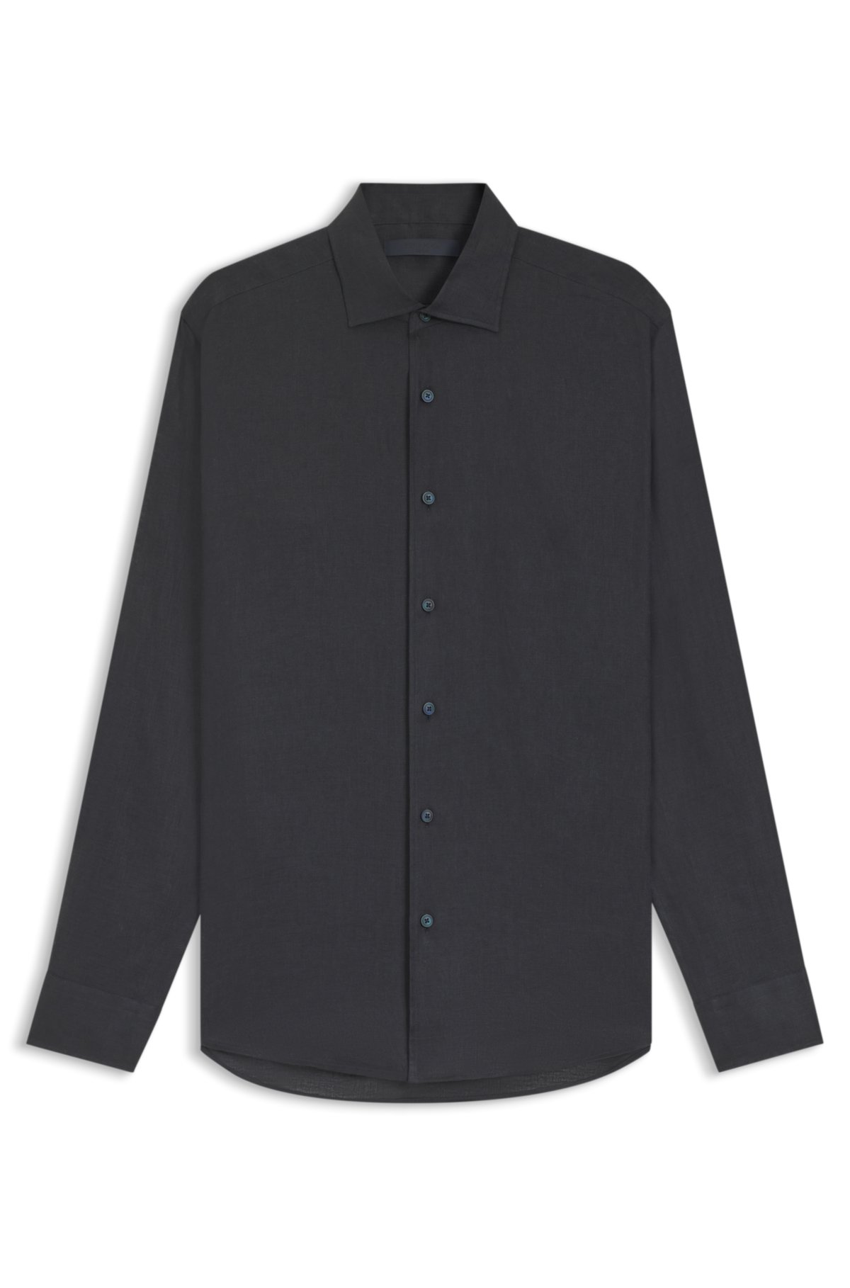 Camisa BECKHAM x BOSS de corte regular en lino