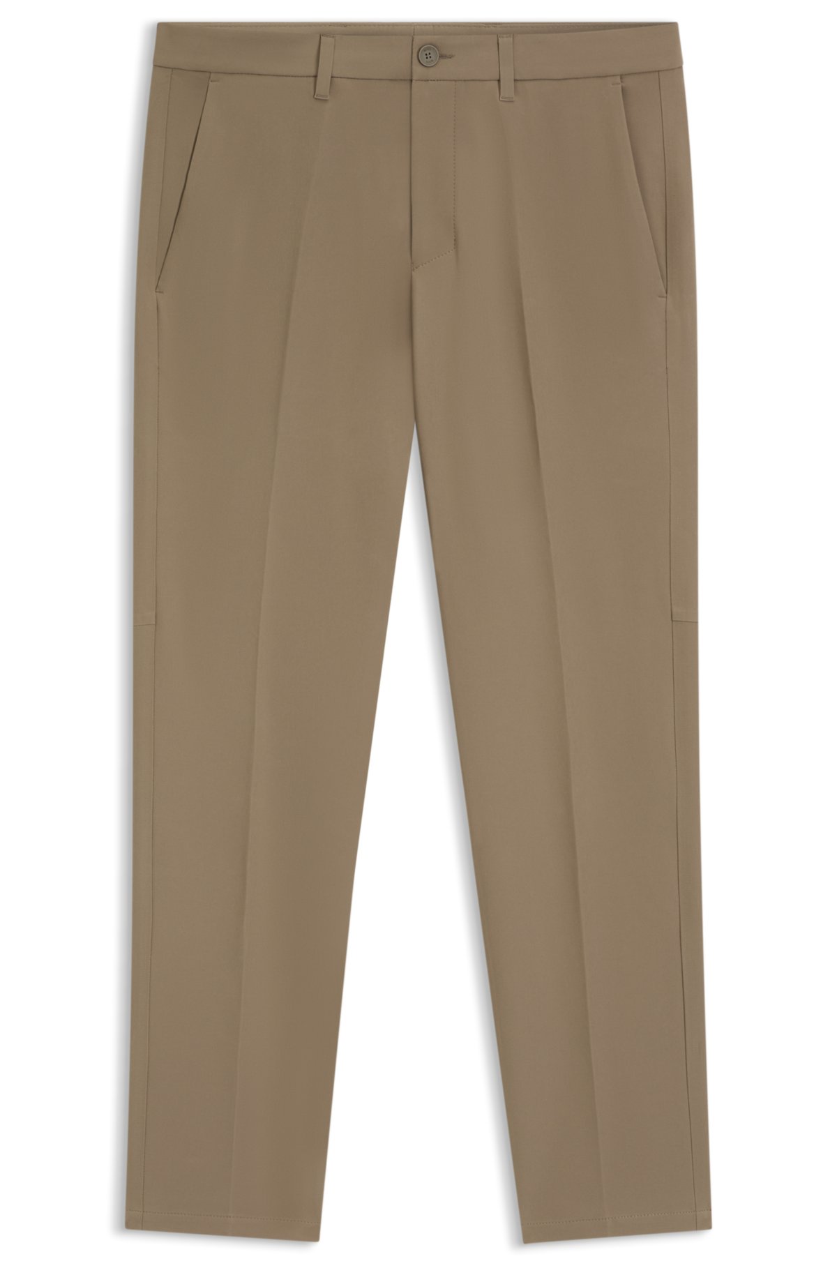 Pantalones ajustados en tejido elástico impermeable