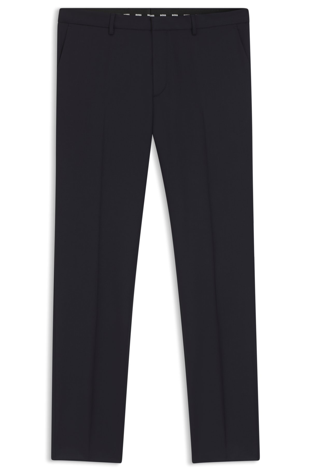 Pantalones de corte extraestrecho en sarga de lana virgen