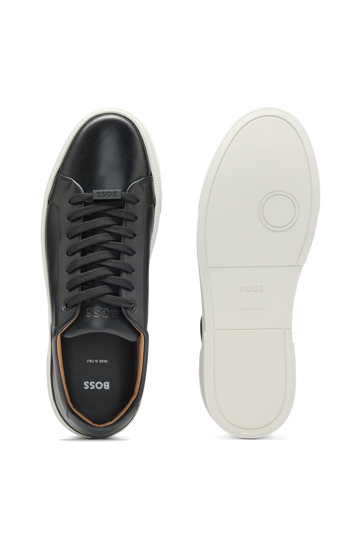 Zapatillas Gary con parte superior de cuero