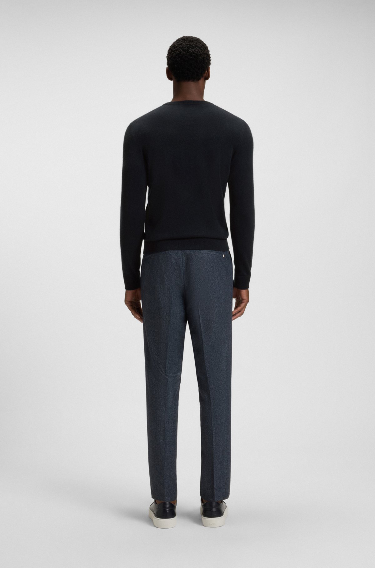 Sweater de cachemira con corte regular