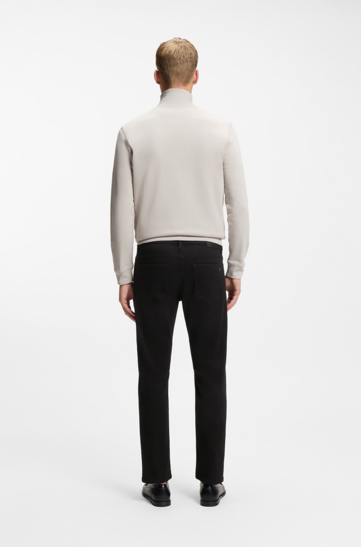 Pantalones vaqueros ajustados Stay-black en denim con elasticidad confortable