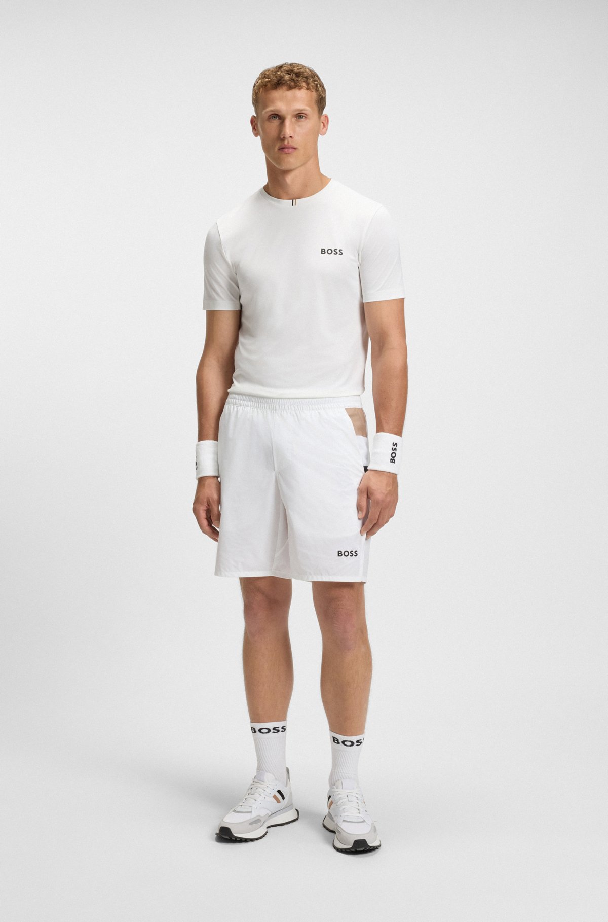 Pantalones cortos de tenis activos con gestión de humedad