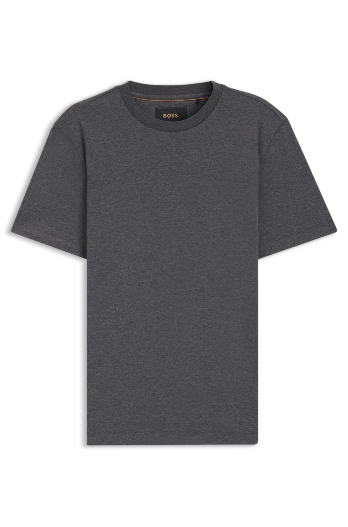 Camiseta de corte regular en algodón mercerizado