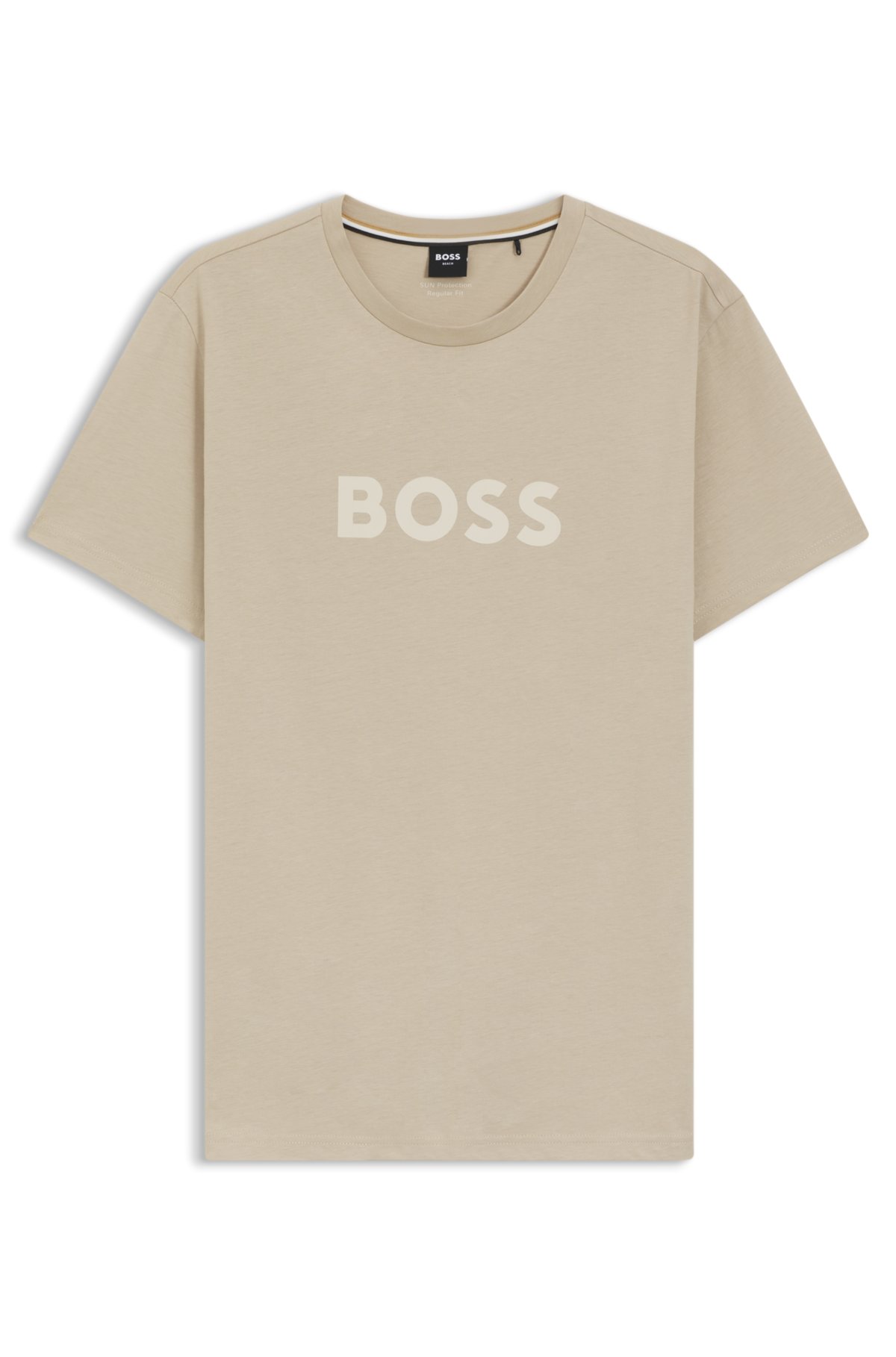 Camiseta de algodón con estampado de logotipo