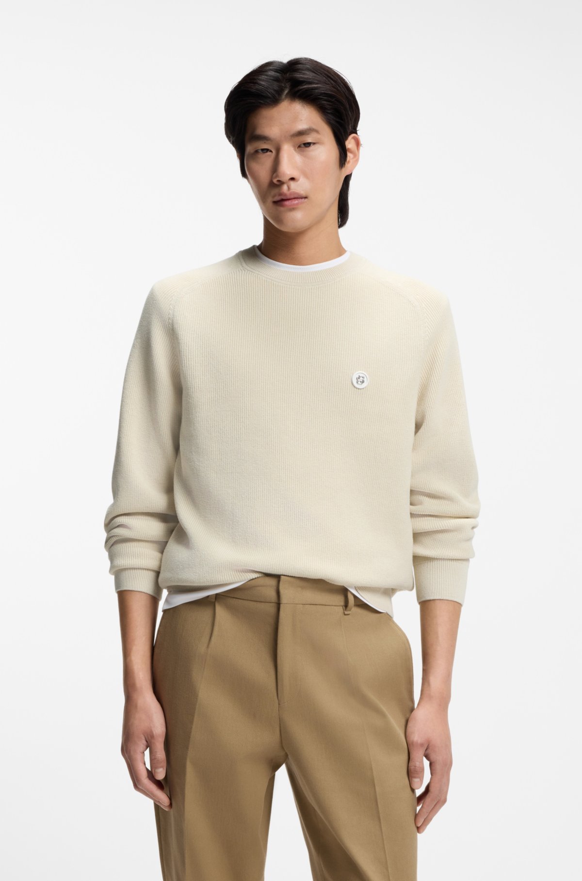 Sudadera de algodón con monograma Double B