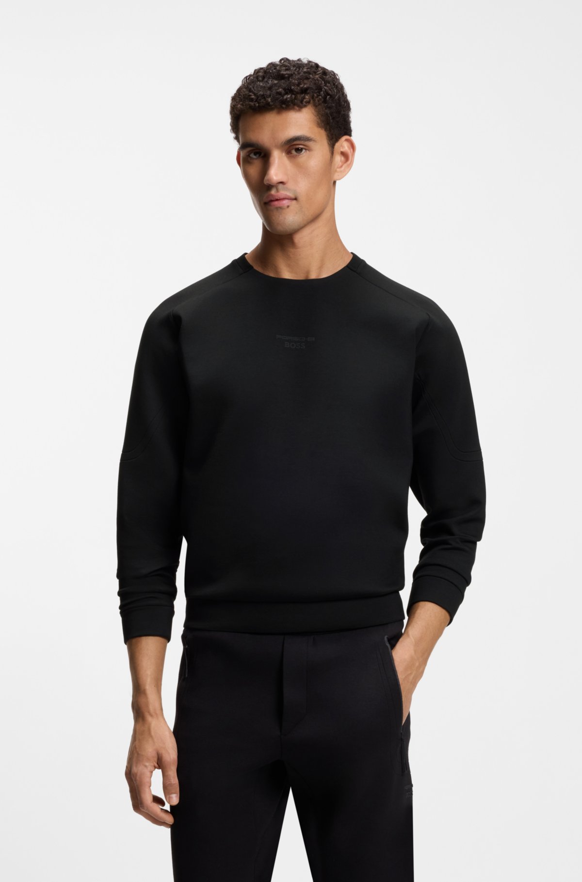 Sudadera Porsche x BOSS con logotipo reflectante
