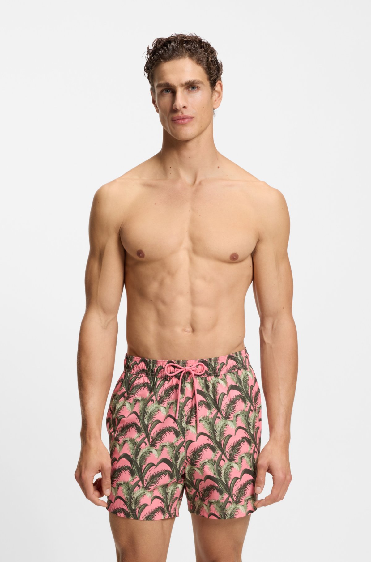 Pantalones cortos de baño con estampado integral