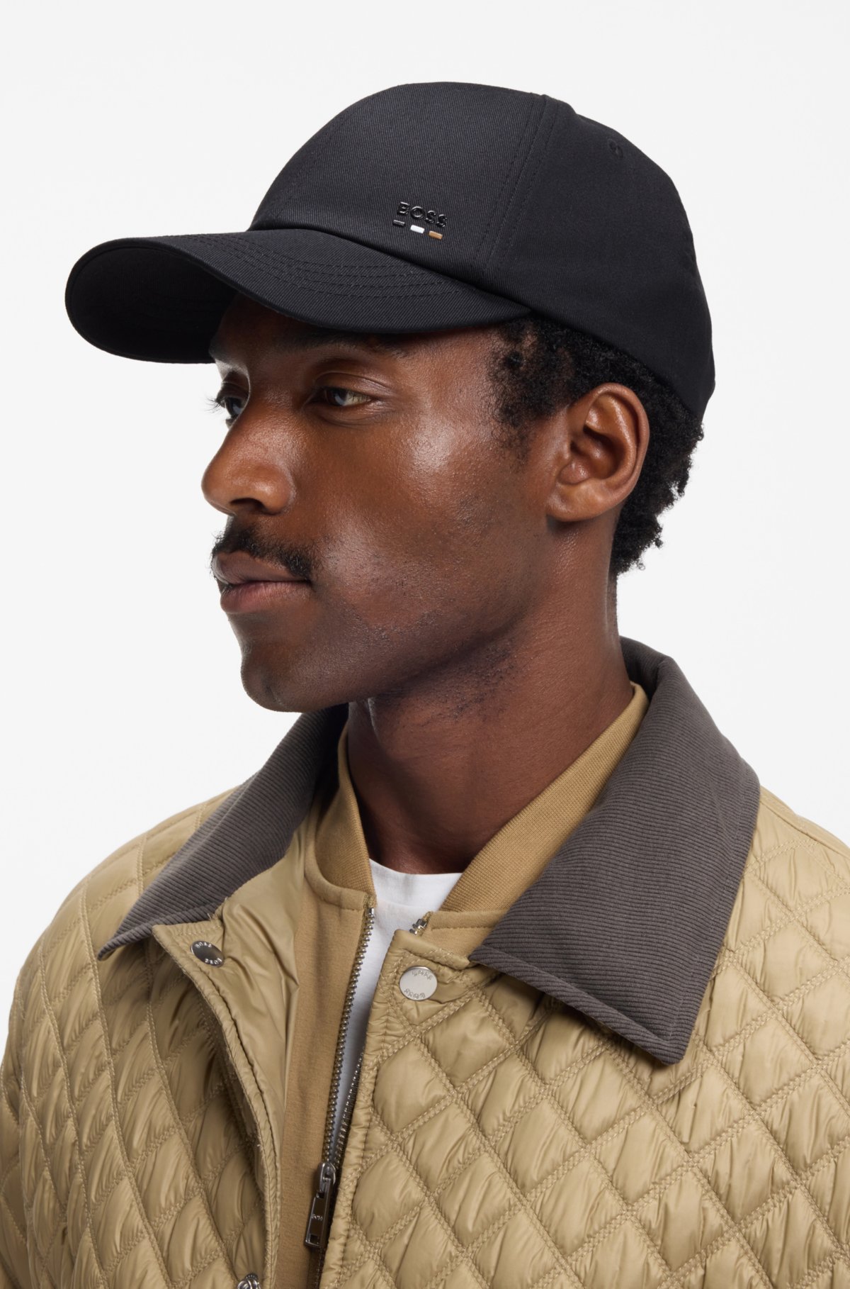 Boina de tela twill de algodón con protección UV