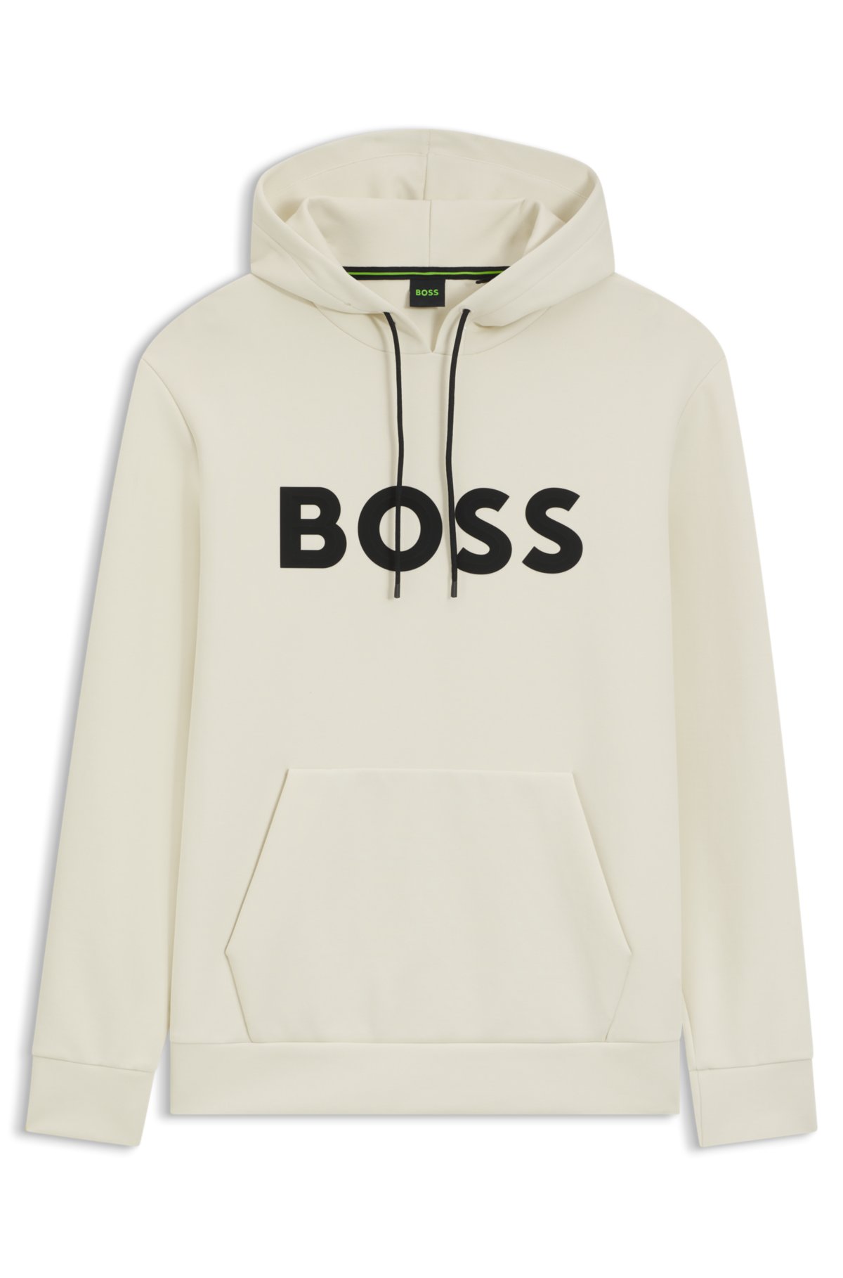 Sudadera con logotipo moldeado en mezcla de algodón