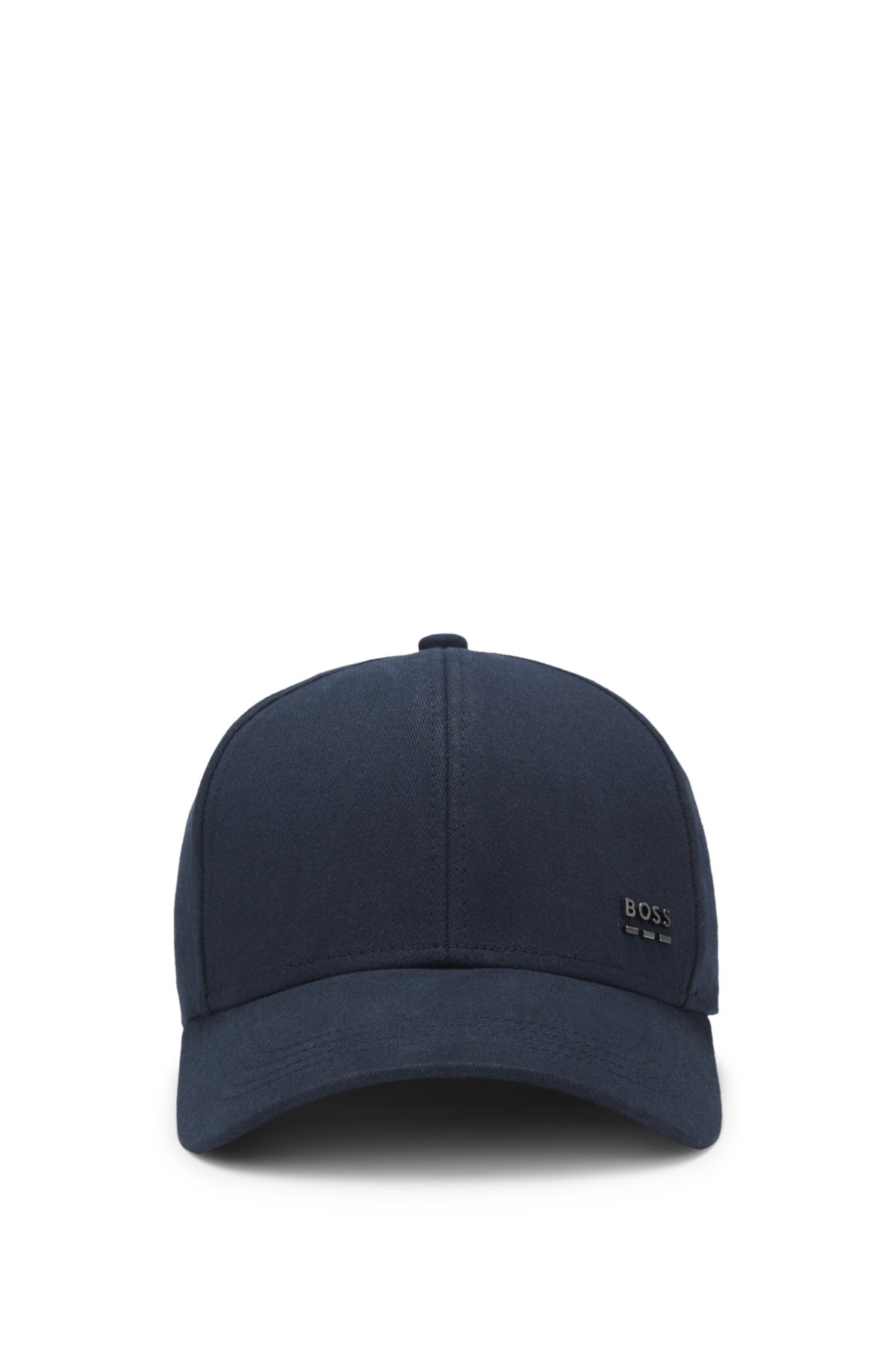 Gorra de algodón con rayas características