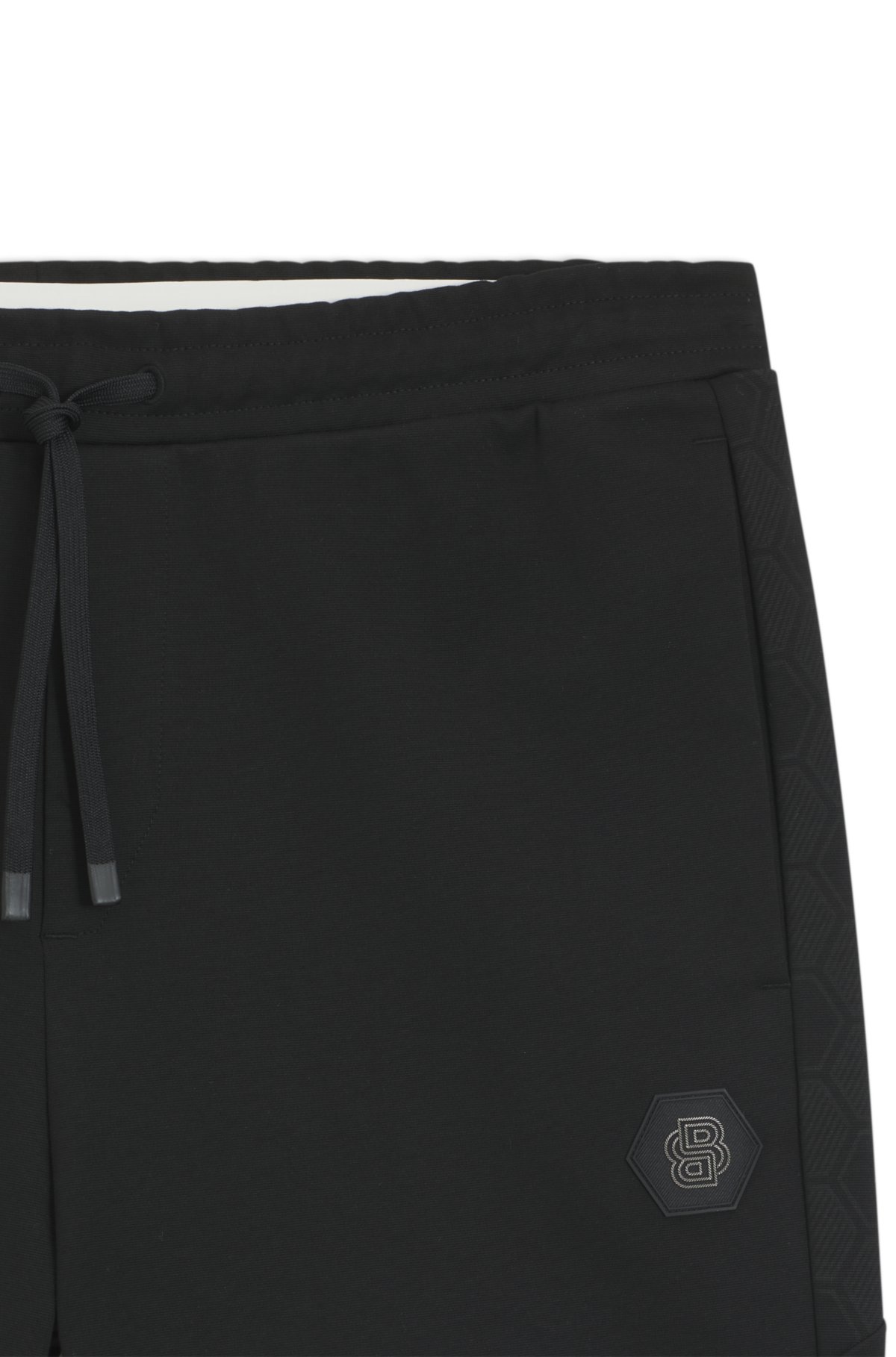 Pantalones cortos de mezcla de algodón con monograma Double B