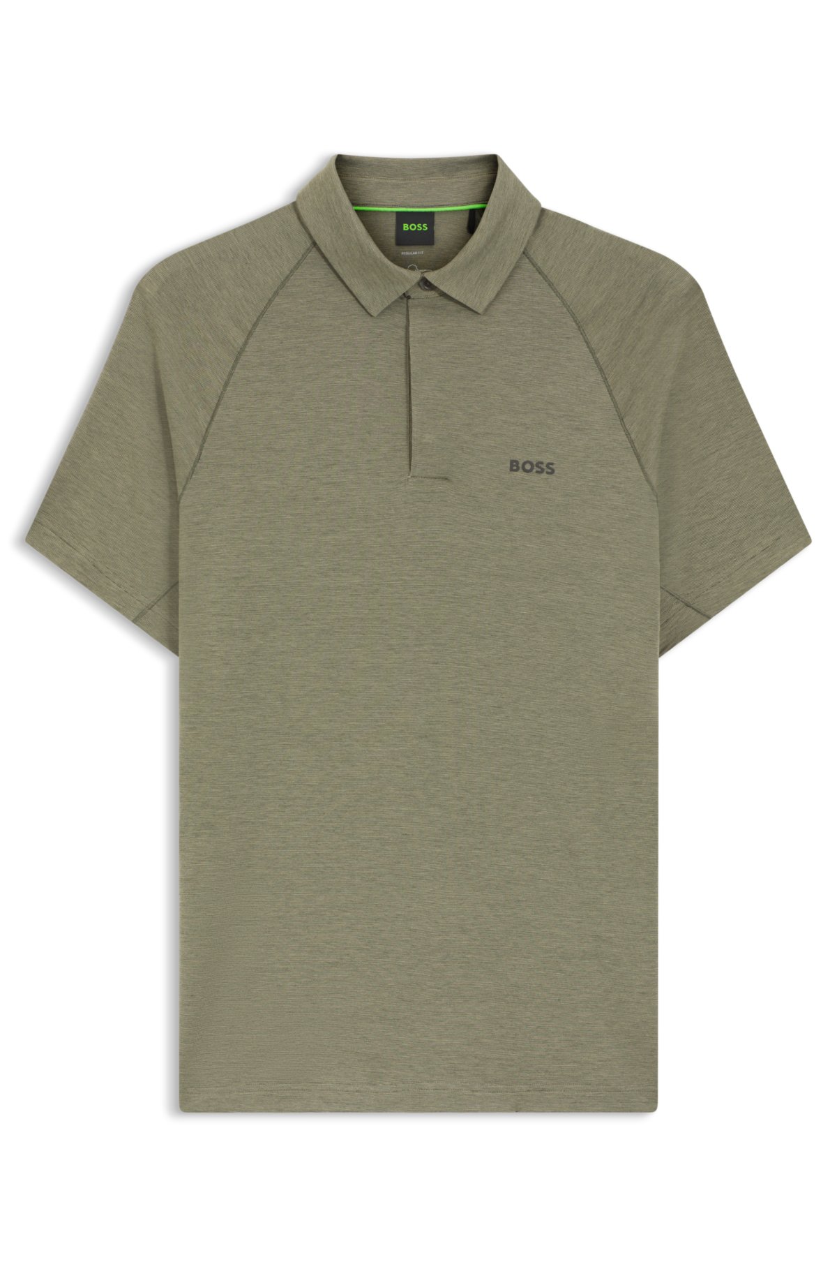 Camiseta polo ajustada con rendimiento regulador de temperatura