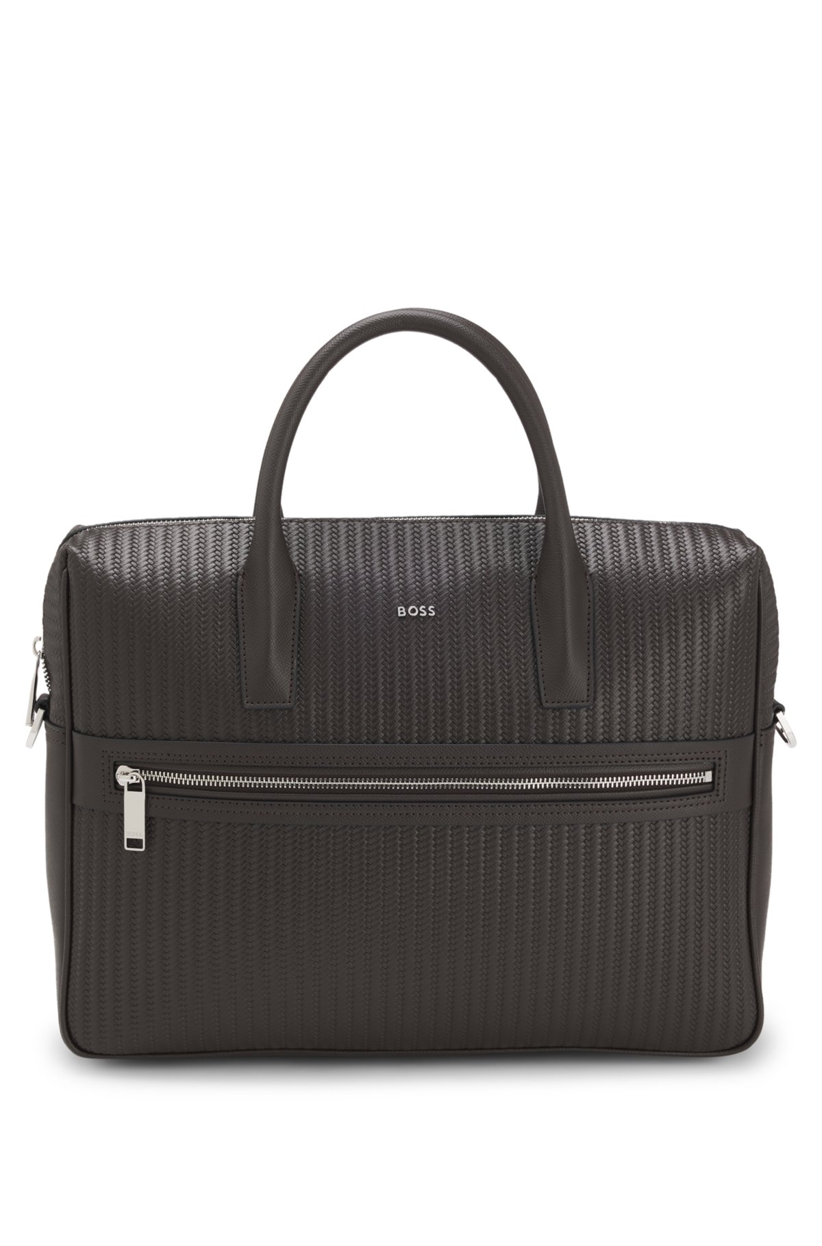 Cartera para documentos con estampado relieve