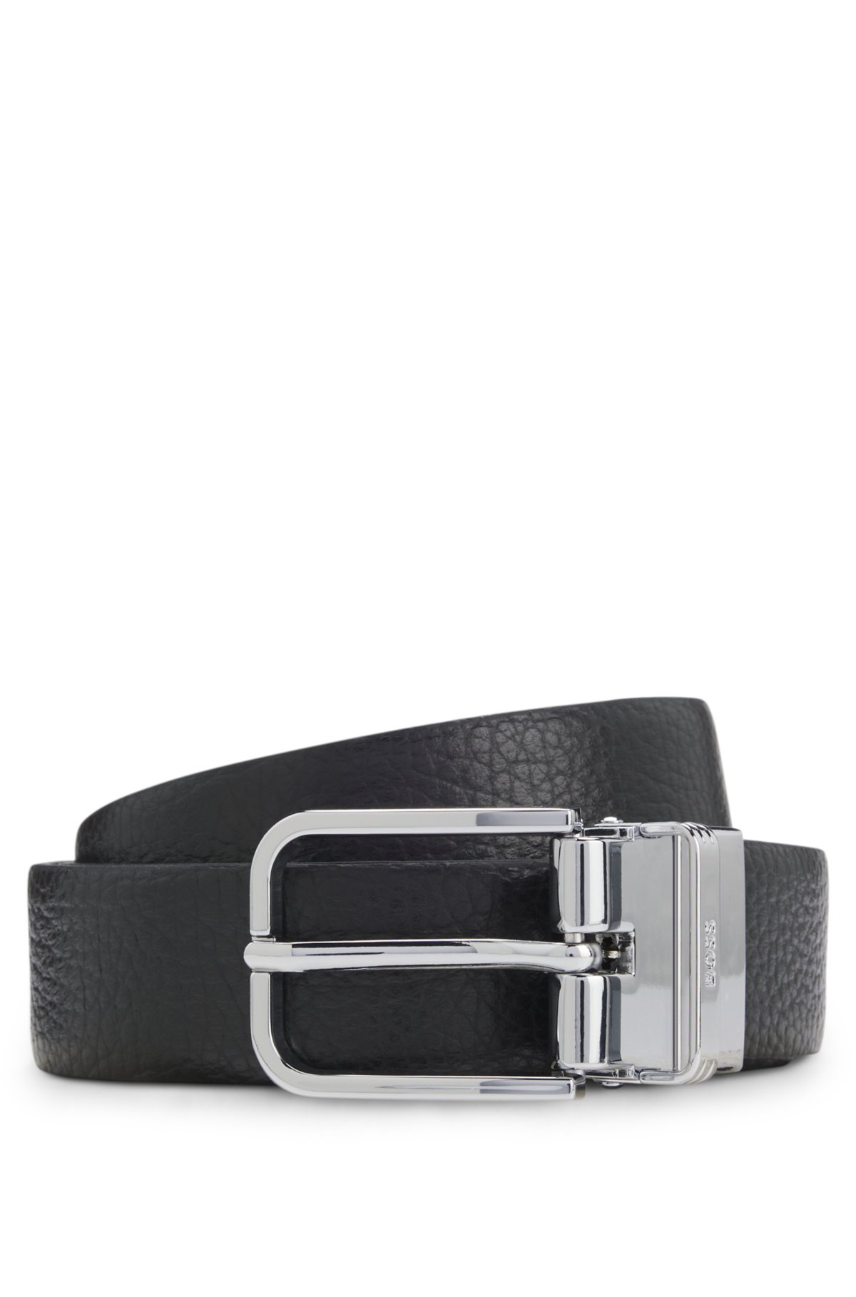 Cinturón reversible en cuero italiano