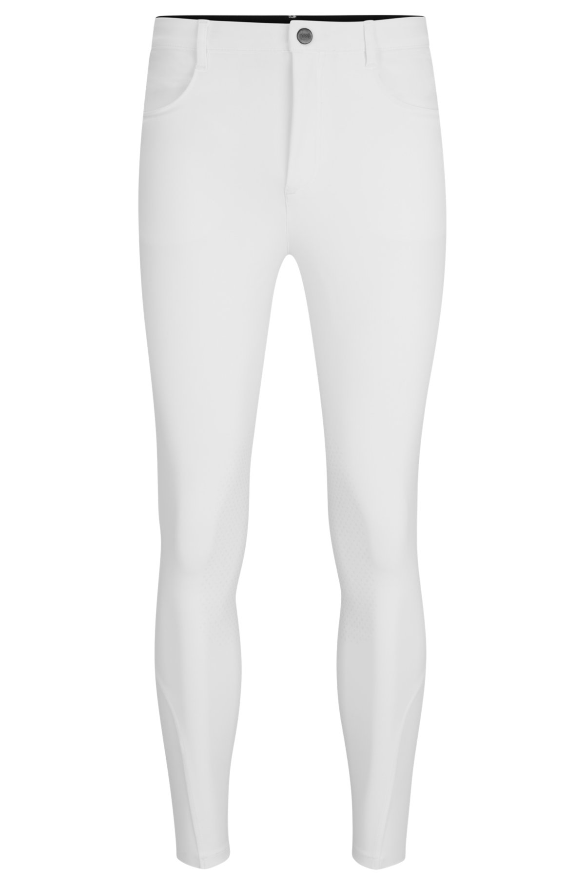 Pantalones de montar con agarre en las rodillas en material elástico