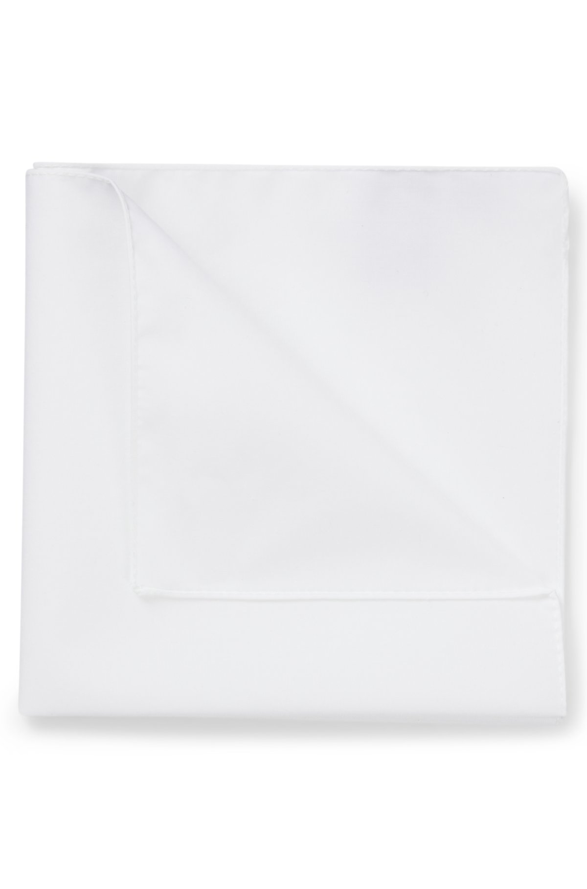 Pañuelo de bolsillo antiplegado en poplin de algodón