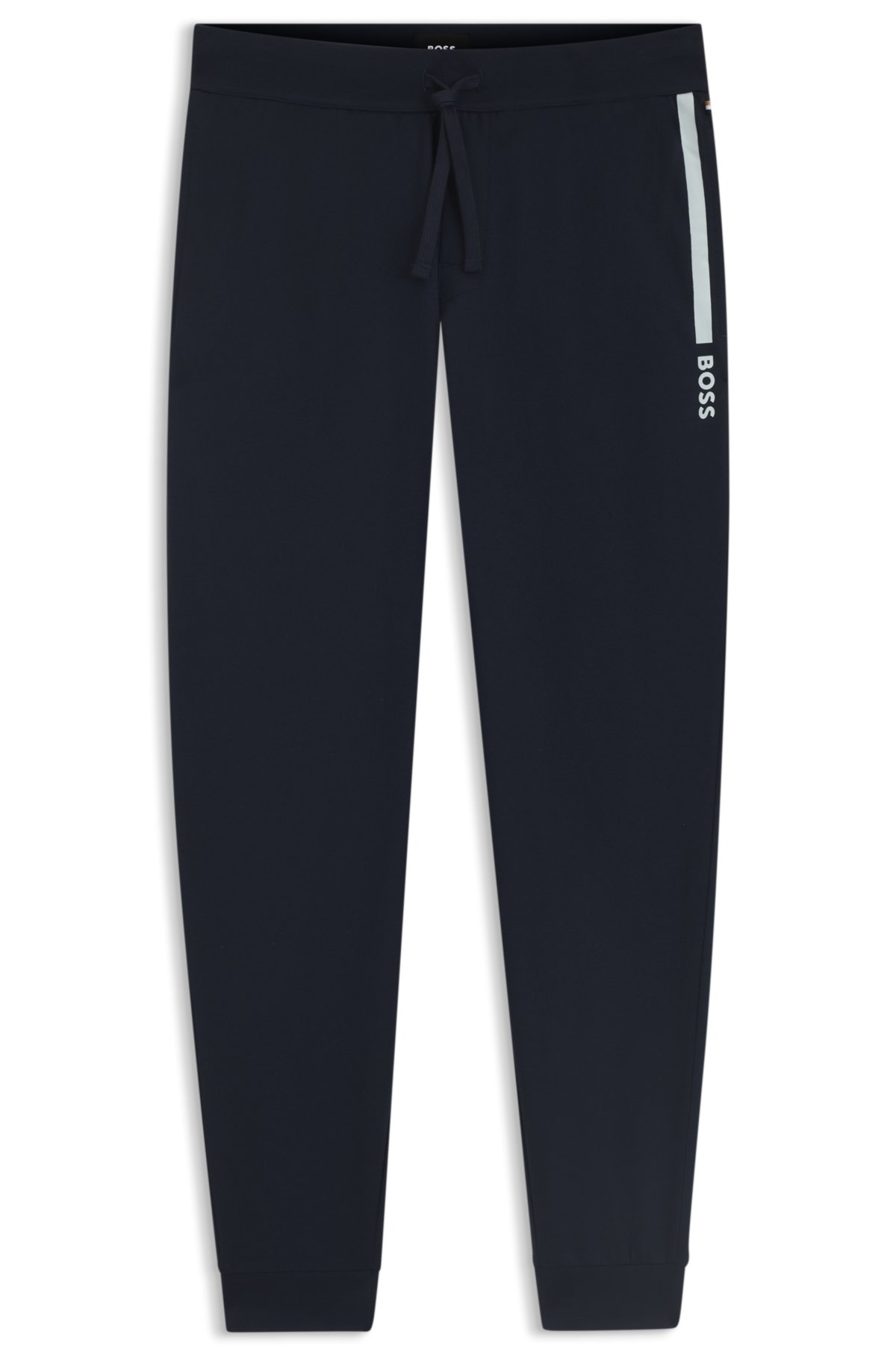 Pantalones de chándal con estampado de logo en terciopelo de algodón
