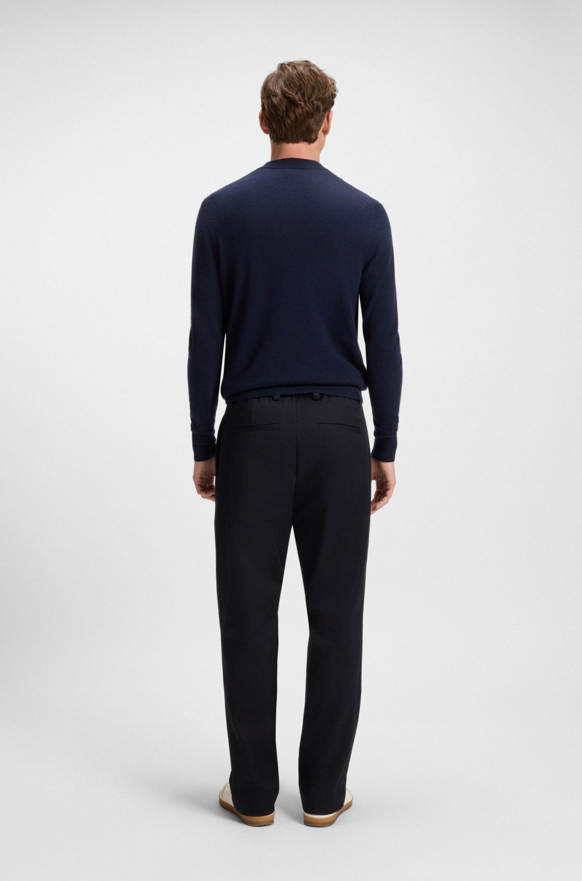 Pantalones BECKHAM x BOSS en algodón elástico