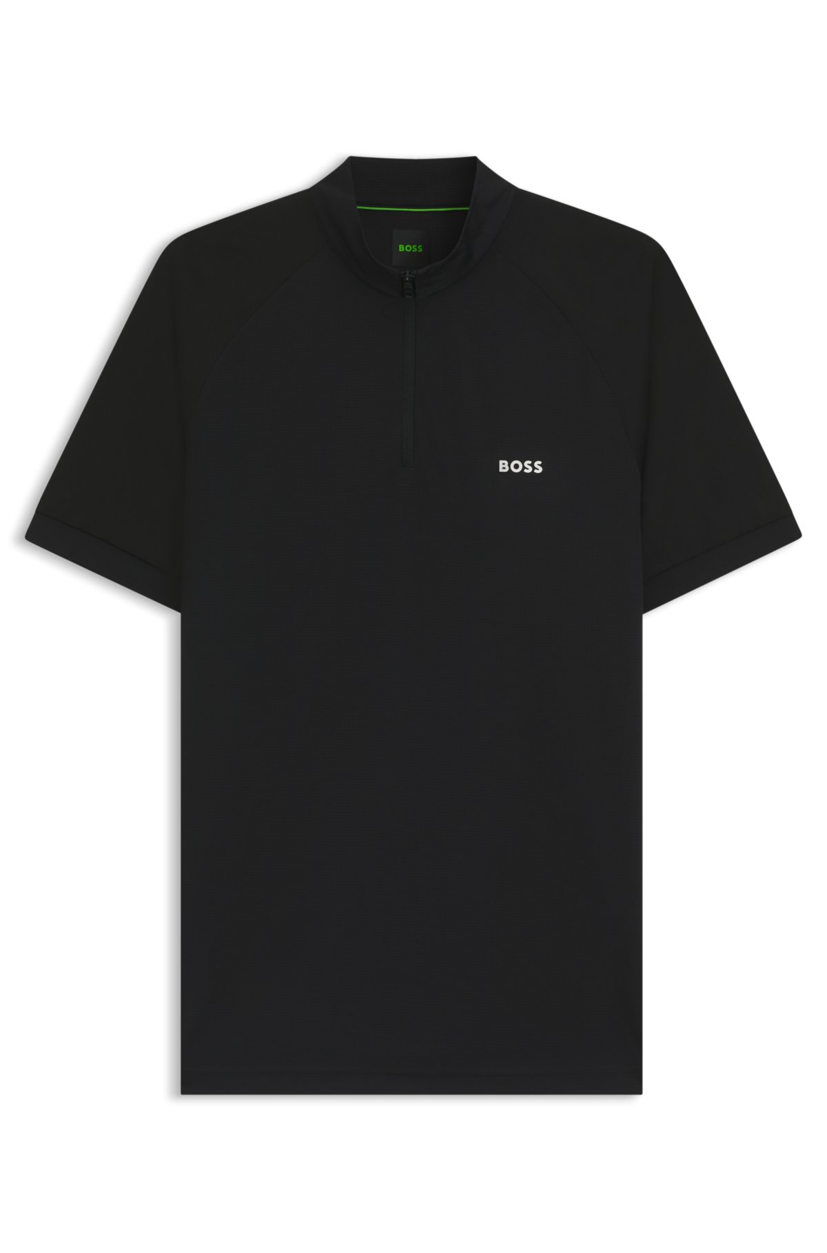 Camiseta de polo ajustada con ripstop elástico y secado rápido