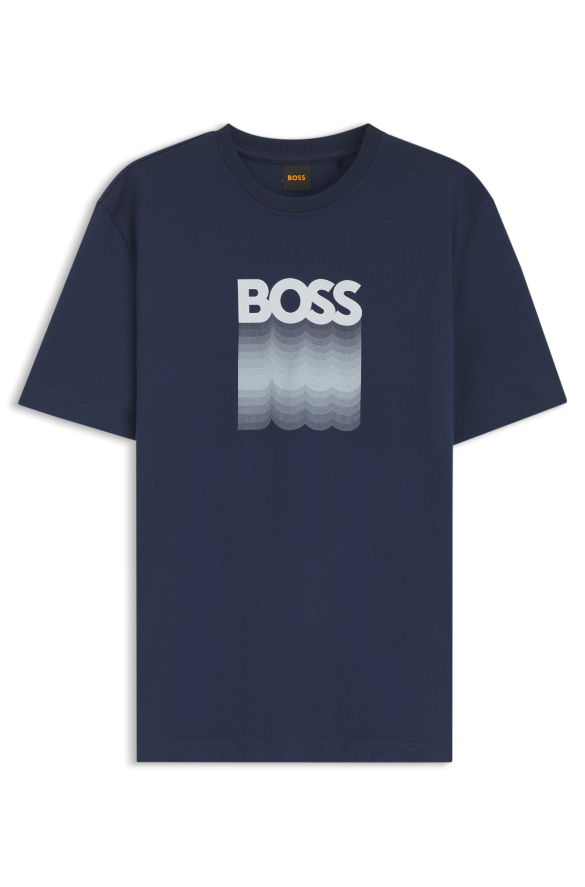 Camiseta de corte regular en jersey de algodón