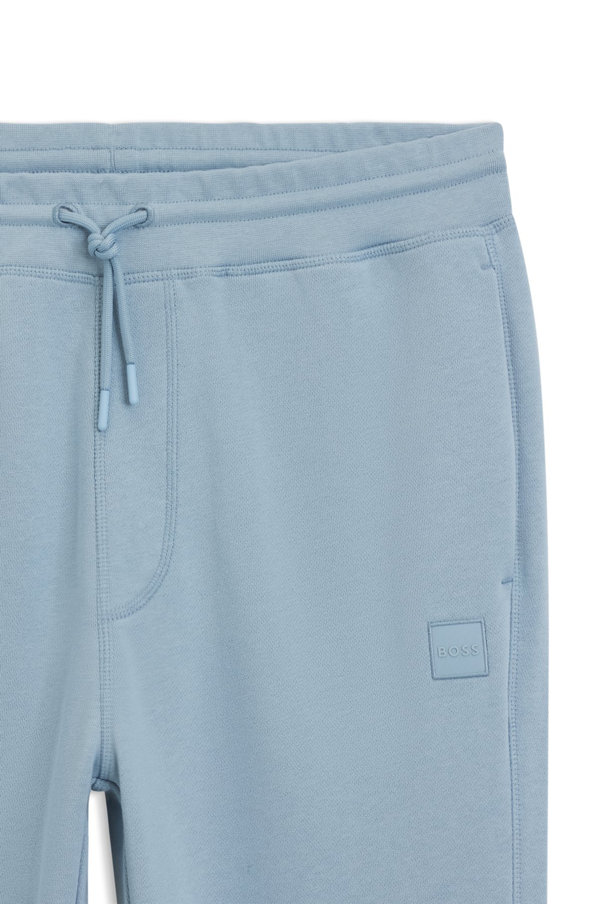Pantalones de chándal con parche de logo en algodón terry