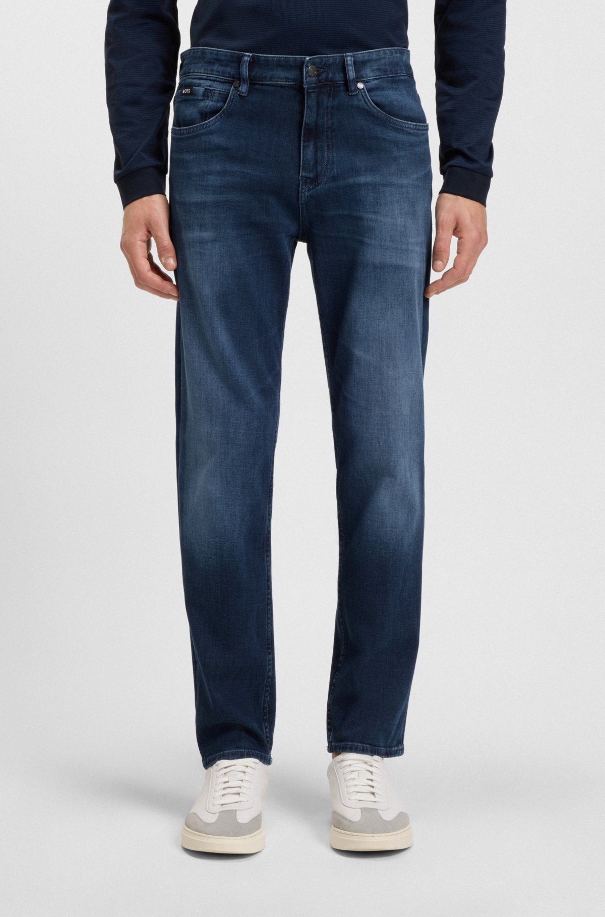 Pantalones vaqueros regulares de Maine en denim con tacto suave