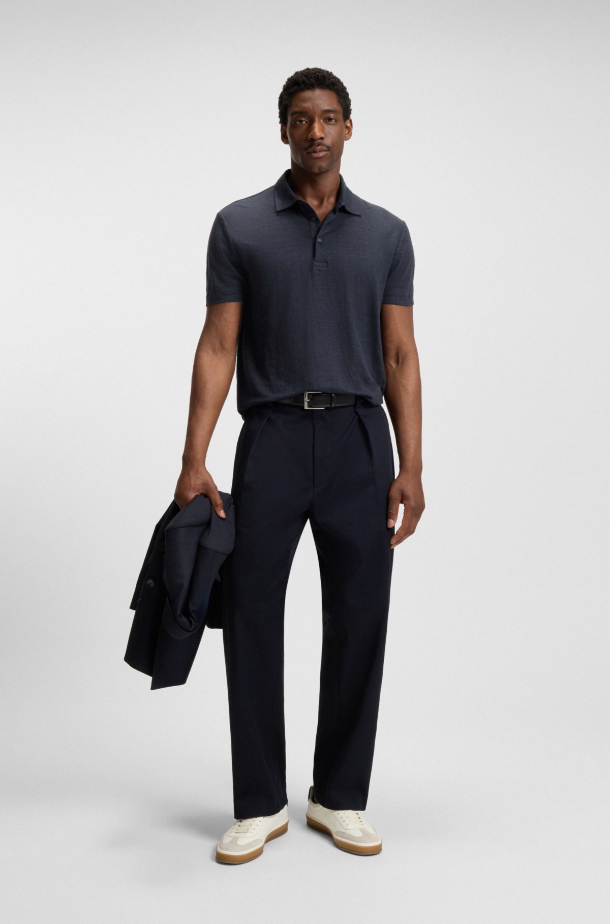 Camiseta BECKHAM x BOSS de lino