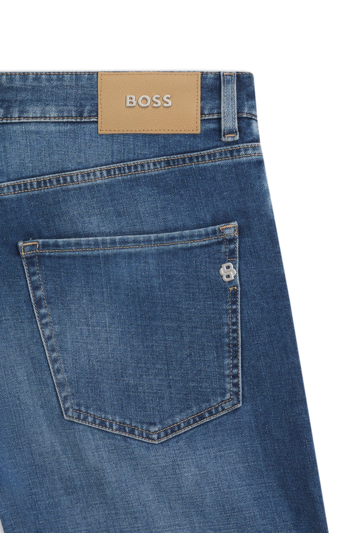 Pantalones vaqueros azul Maine de corte regular en denim con elasticidad confortable
