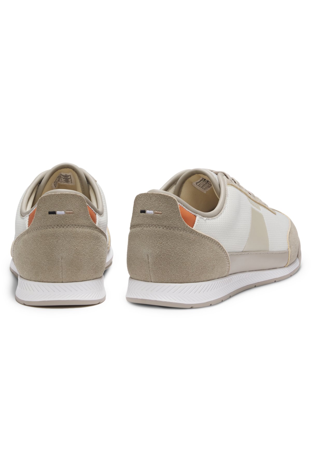 Zapatillas con detalles de malla