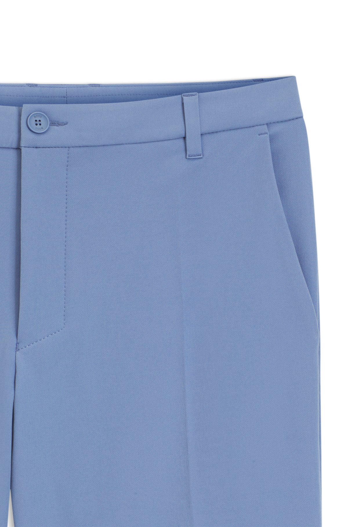 Pantalones cortos ajustados en tejido elástico impermeable