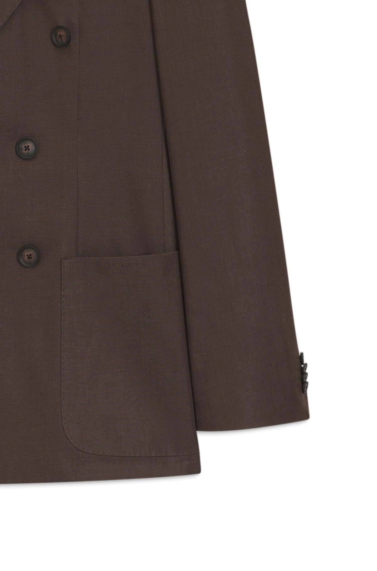 Traje de dos piezas ajustado en algodón elástico