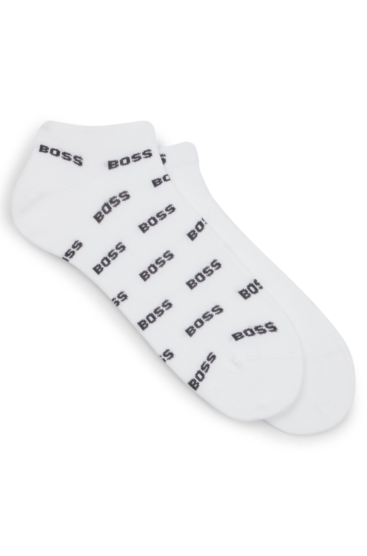 Juego de dos calcetines con marca de longitud hasta el tobillo