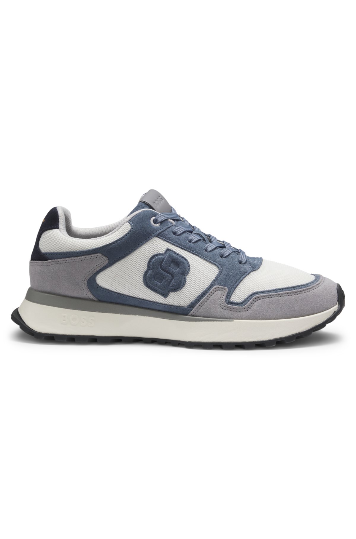 Zapatillas con borde de ante y monograma Double B