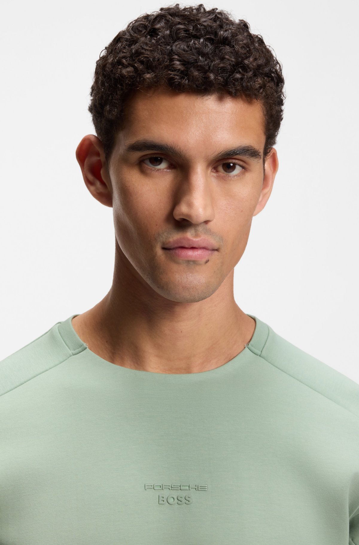 Sudadera Porsche x BOSS con logotipo reflectante