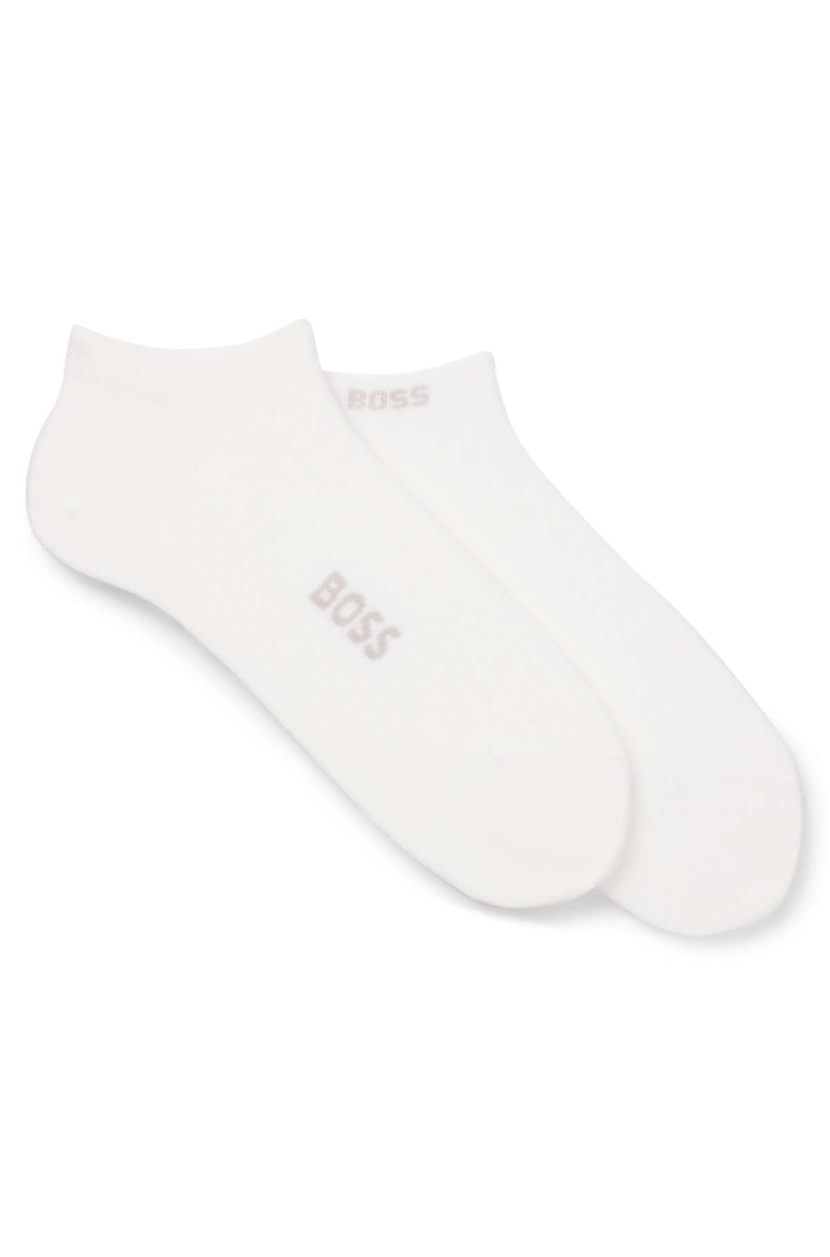 Juego de dos calcetines para tobillo en mezcla de bambú