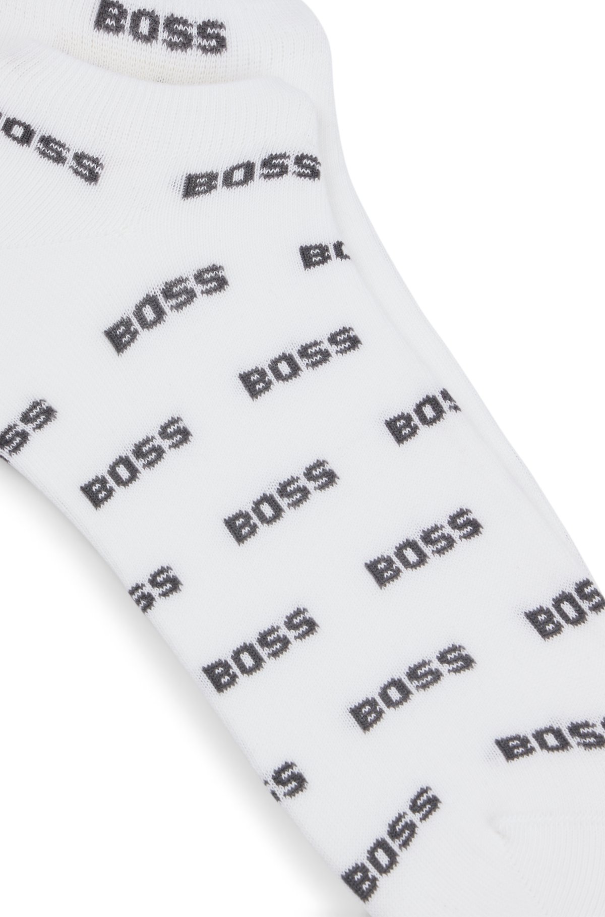 Juego de dos calcetines con marca de longitud hasta el tobillo