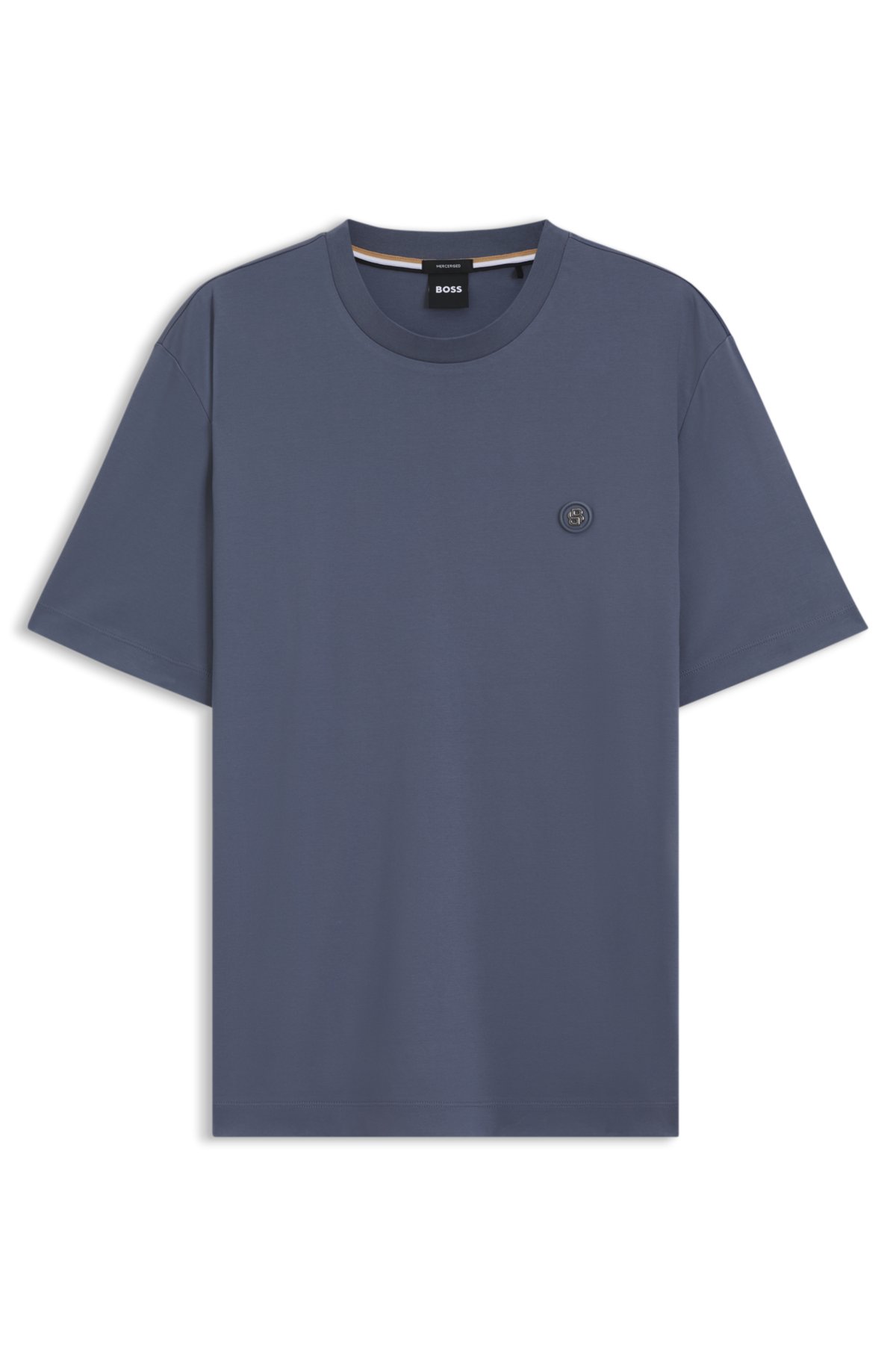Camiseta de algodón mercerizado con monograma Double B