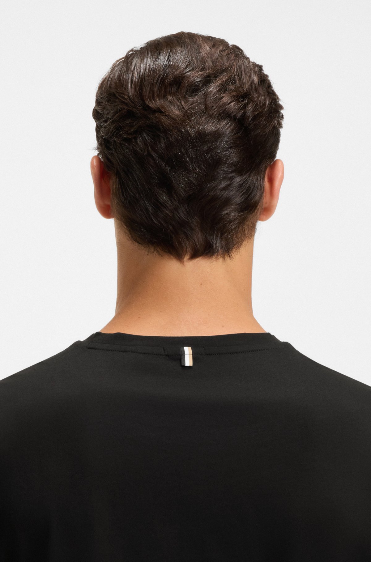 Camiseta ajustada en algodón mercerizado