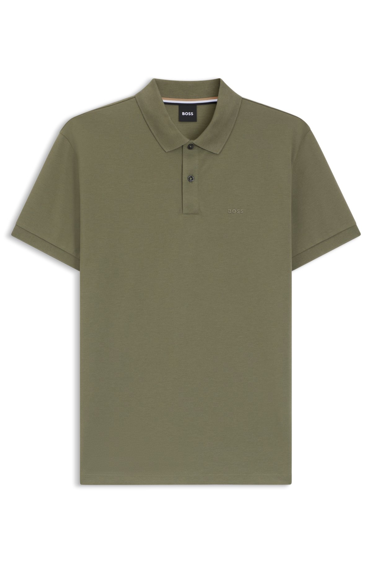 Camiseta polo con detalle de logotipo Pallas en piqué de algodón