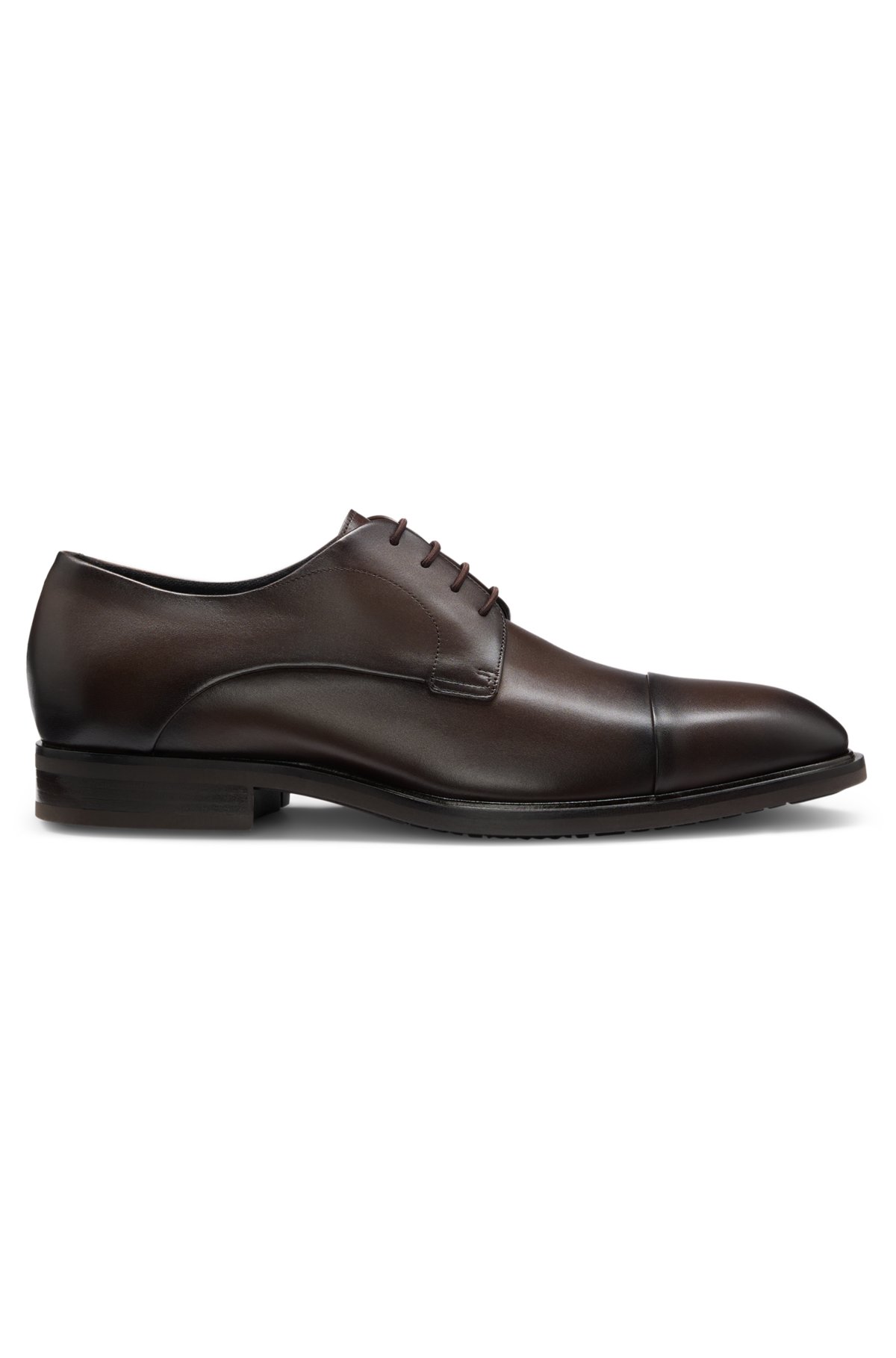 Zapatillas Derby con puntera de cuero