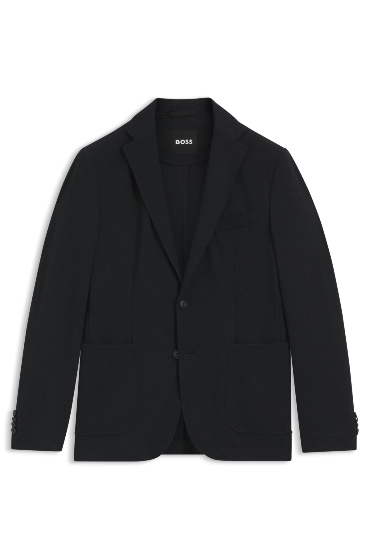 Chaqueta ajustada en tejido elástico de rendimiento