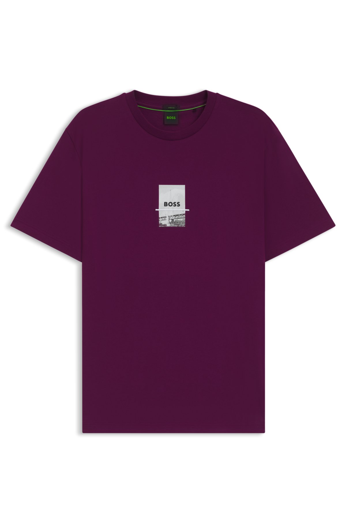 Camiseta de fotoimpresión en algodón elastizado