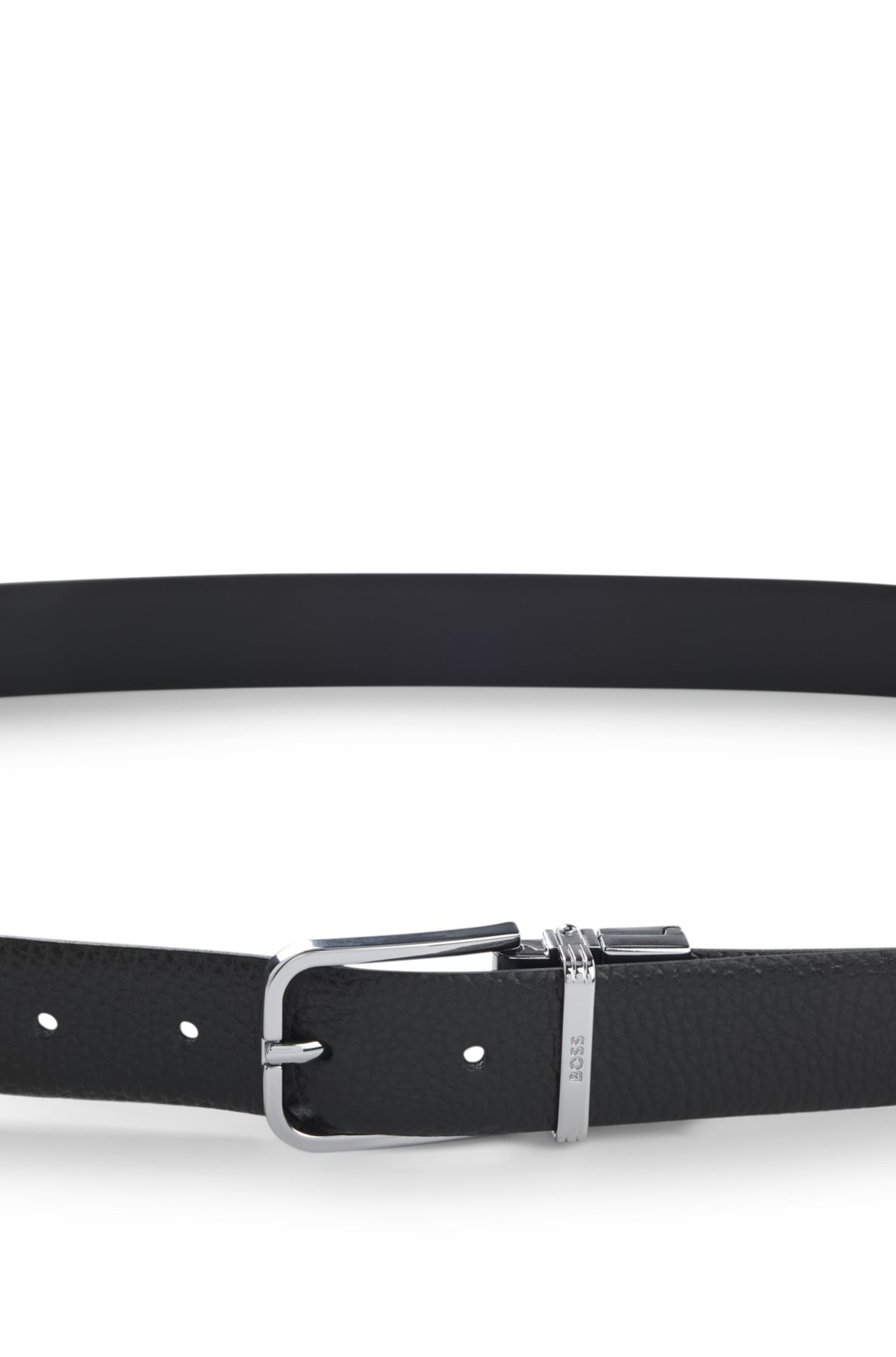 Cinturón reversible en cuero italiano