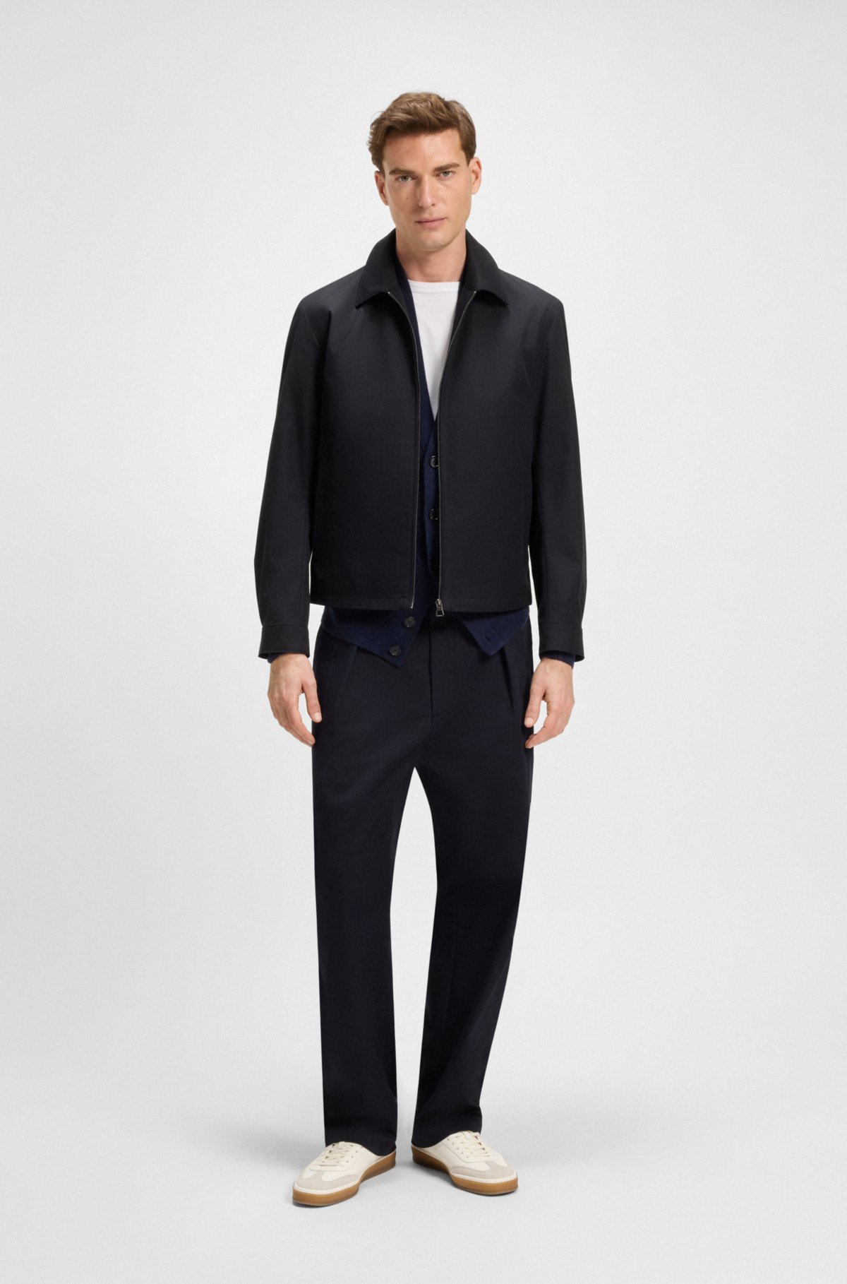 Chaqueta de mezcla de algodón BECKHAM x BOSS
