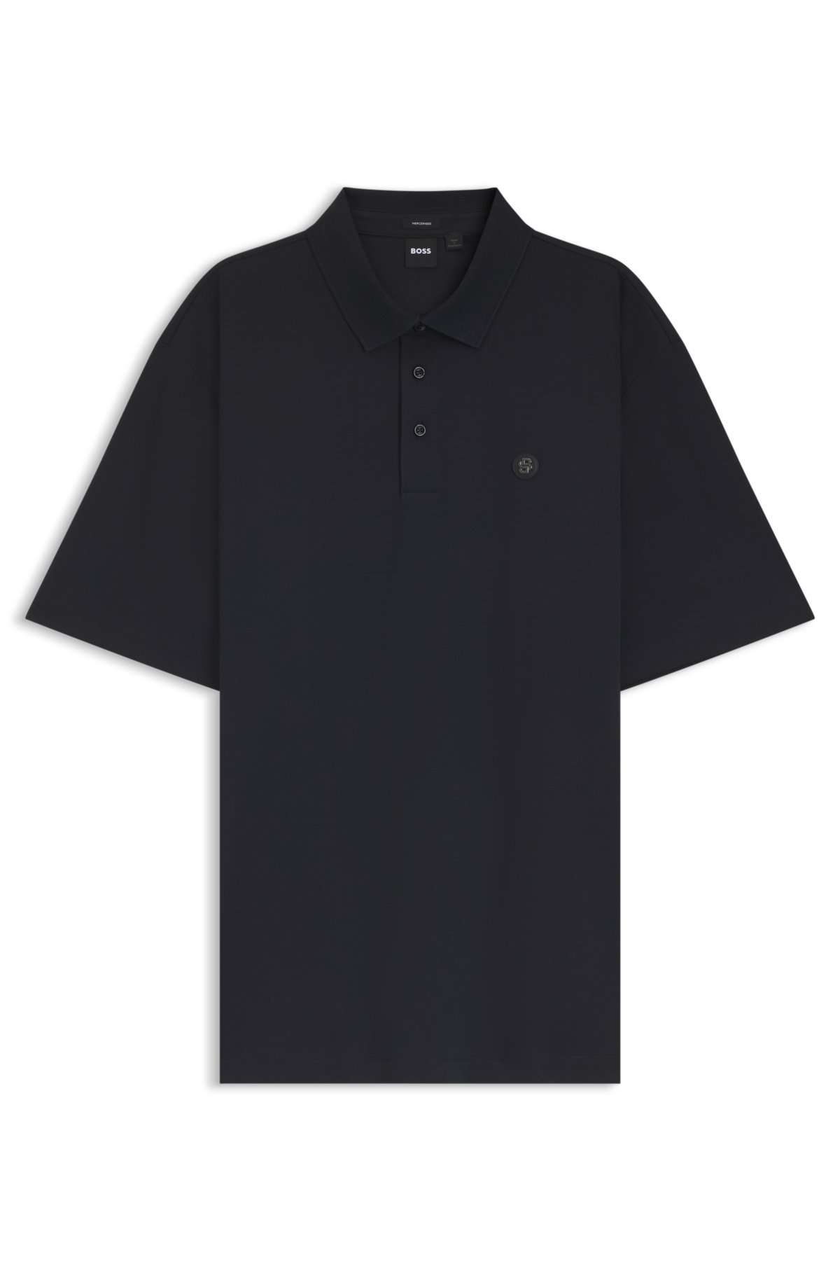 Camiseta de polo con corte regular en algodón interlock mercerizado