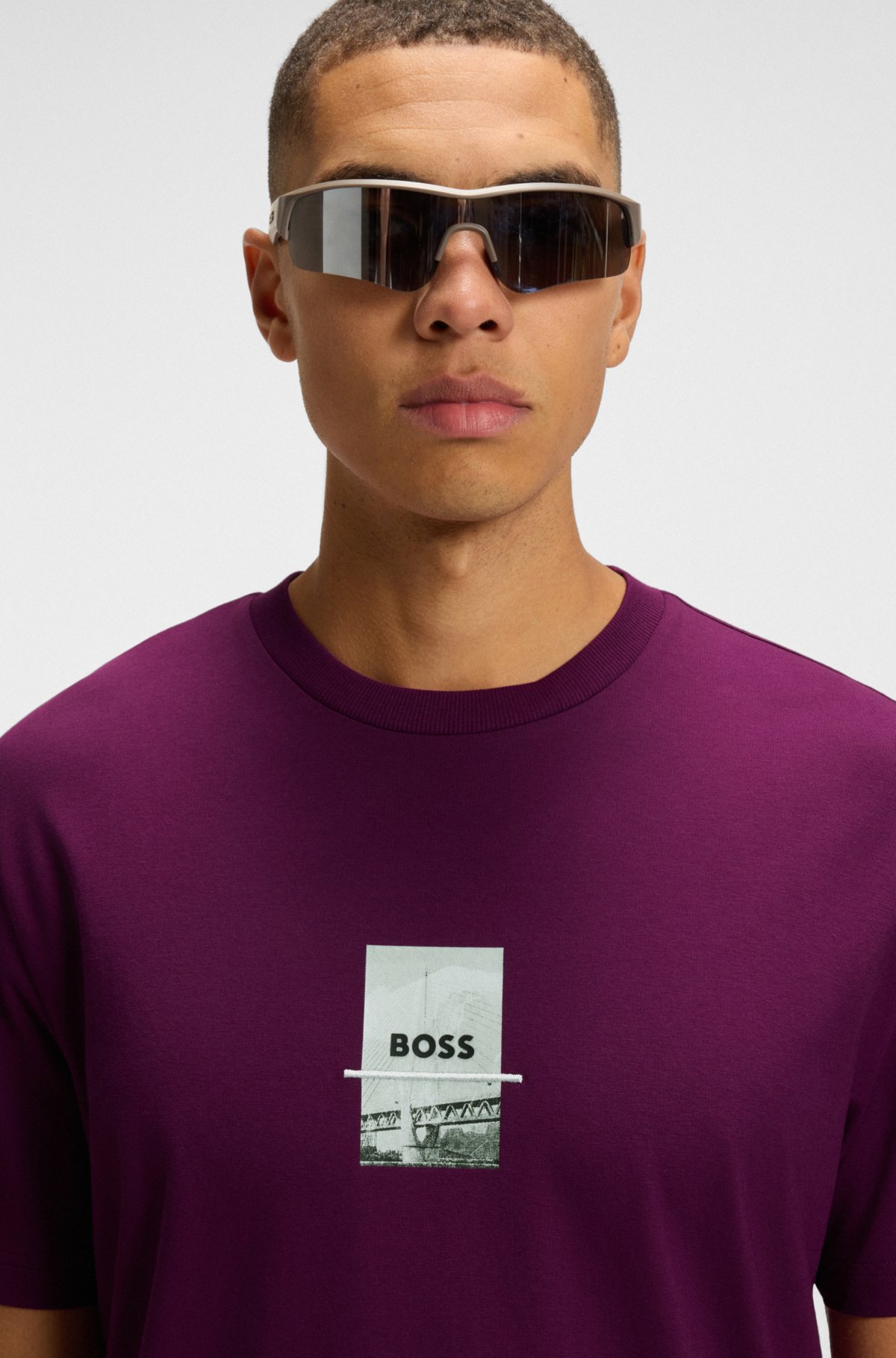 Camiseta de fotoimpresión en algodón elastizado